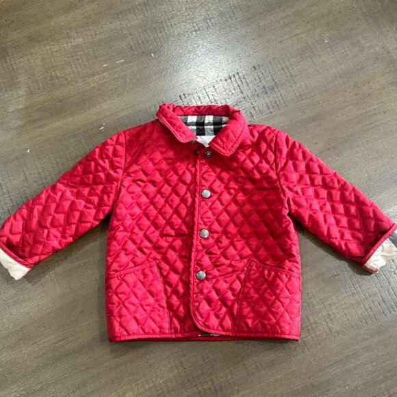 BURBERRY Authentic Padded Jacket (12 Months) — Boy/Girl Cherry Nova Kids Design